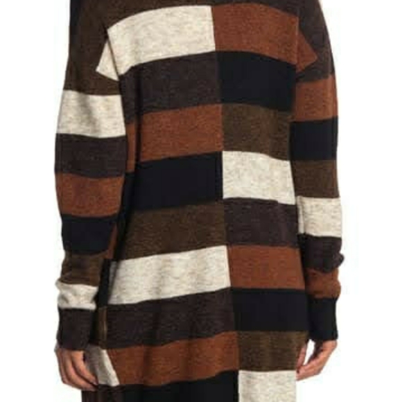 Colorblock stripe cardigan - Picture 3 of 4